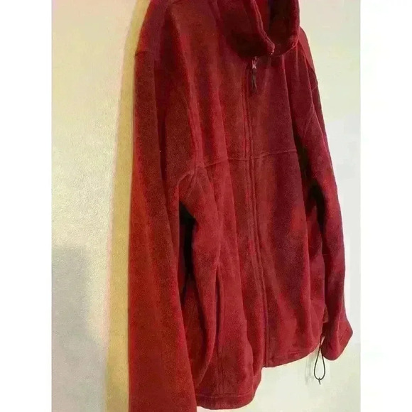 Bass Pro Shop Womens Large Maroon Zip Up Jacket - Picture 5 of 5
